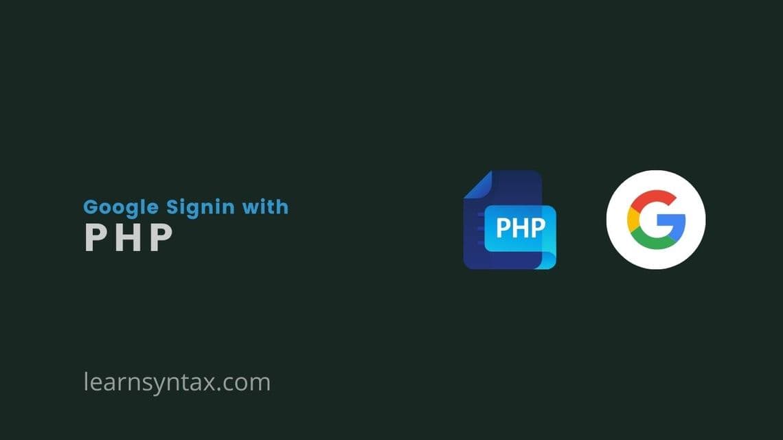 Login with Google in a PHP web app
