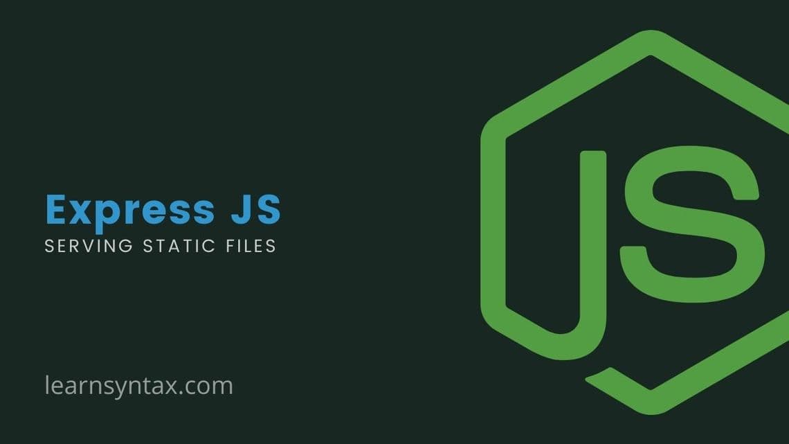 Serving static files in Node js